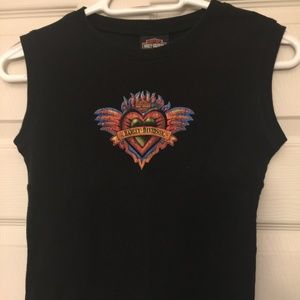Ladies Small Harley Davidson Tank Top